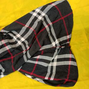 Plaid Flannel Shirt Tunic