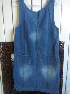 Denim One-piece Dress