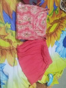 Elegant Pink Printed Kurta