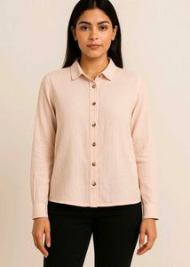 Classic Cotton Shirt For Women | XL | 50 Inch Bust