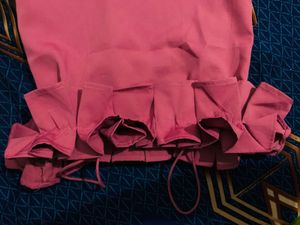 Pink Ruffle Top