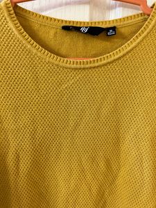 Fig Yellow Knitted Sweatshirt