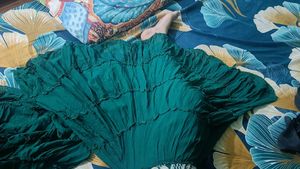 White Embroidery Work Sharara Set