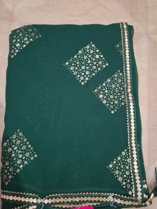 Elegant Green Saree