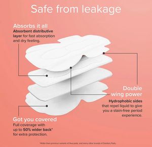 Nua Ultra-Safe Sanitary Pads - 30 Count