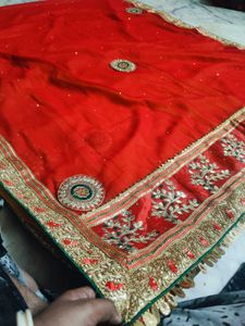 Patli Pallu Saree Very Beautiful combination Color