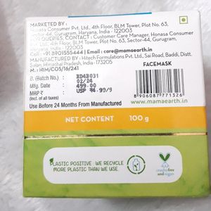 Mamaearth Ubtan Face Pack Mask for Fairness, Tanni