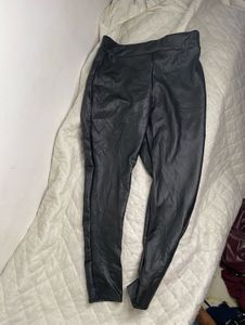 Glossy Leather Pants