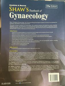 SHAWS 17th Edition TEXTBOOK FOR GYNAECOLOGY MBBS