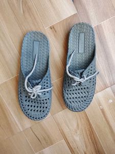 Unique Woven Slip-On Sandals