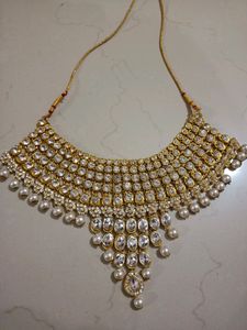 Golden Kundan Bridal Diomond Jewellery