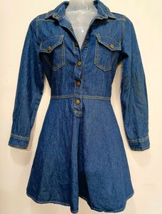 Mini Denim Dress