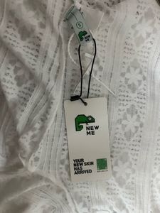 Newme White Lace Off Shoulder Top