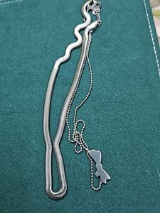 4 Rhodium Chains