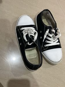 Black Canvas Sneakers