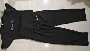 Black &#39;Beautiful&#39; Co-ord Set