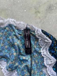 Floral Lace Thong