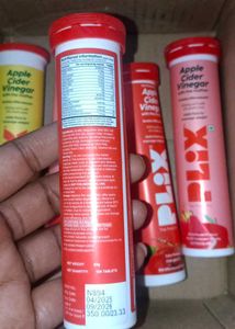 Plix Apple Cider Vinegar Effervescent Tablets