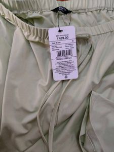 Mint Green Wide Leg Pants - New
