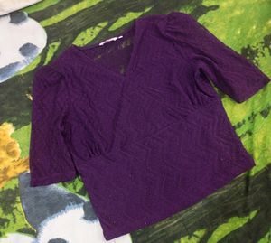 Very Elegant 😻 Voilet Colour Tops It&#39;s Amazing