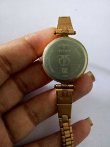 Vintage Titan Gold Watch