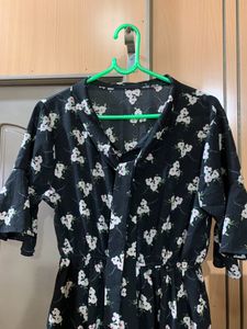 Cute Korean Floral Dress