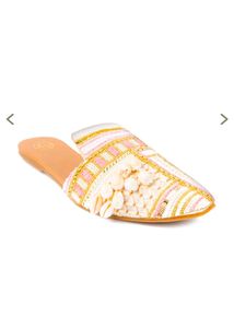 Sequinned Multi Colour Flats For Women