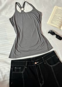 grey cami top