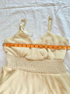 Cream Summer Dress