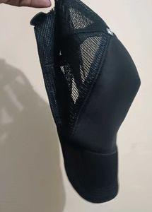 Black Mesh Cap