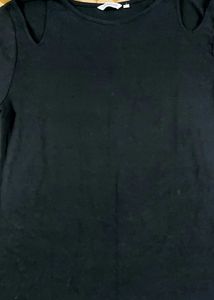 Black long sleeve top