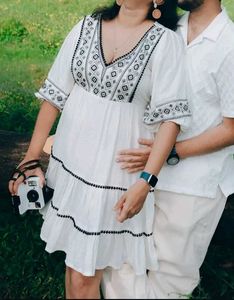 Boho Embroidered Dress