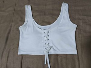 White Crop Top