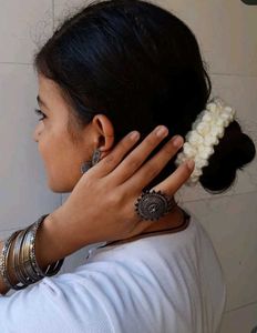 Crochet Gajra Hair Accessory Handmade