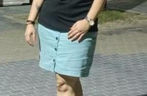 green skirt