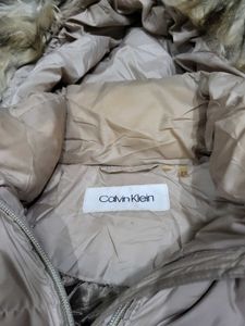 Calvin Klein Faux Fur Puffer Coat