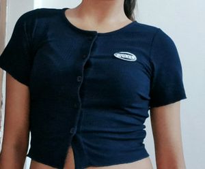Buttoned Baby Tee
