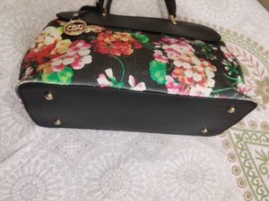 Floral Print Shoulder Bag