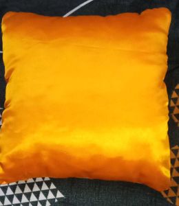Hanmade Decorative Cushion with Geometric Ribbon W