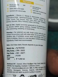 Sonavi Vitamin C Sunscreen SPF 50