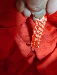 Red Leather Hobo Bag imported quality