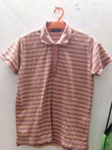 Women Polo  Multi Colour Shirt
