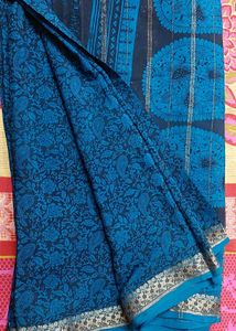 Elegant Blue Mysoore Silk Saree