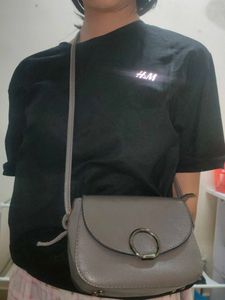 Chic Grey Crossbody Bag