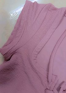 Pink Halter Neck Crop Top