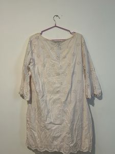 White Shift Dress