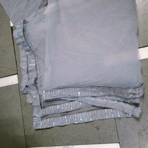 Grey Colour Full Pair Sequence Kurta Plazo And Du