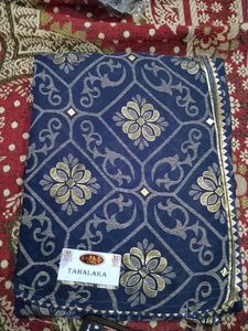 Fully Printed &amp; Sparkled Sarees With Blouse