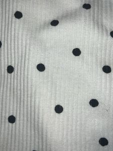 Ribbed Polka Dot Tshirt