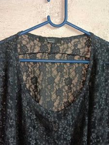 Oversized See-through Fashion Lace Top